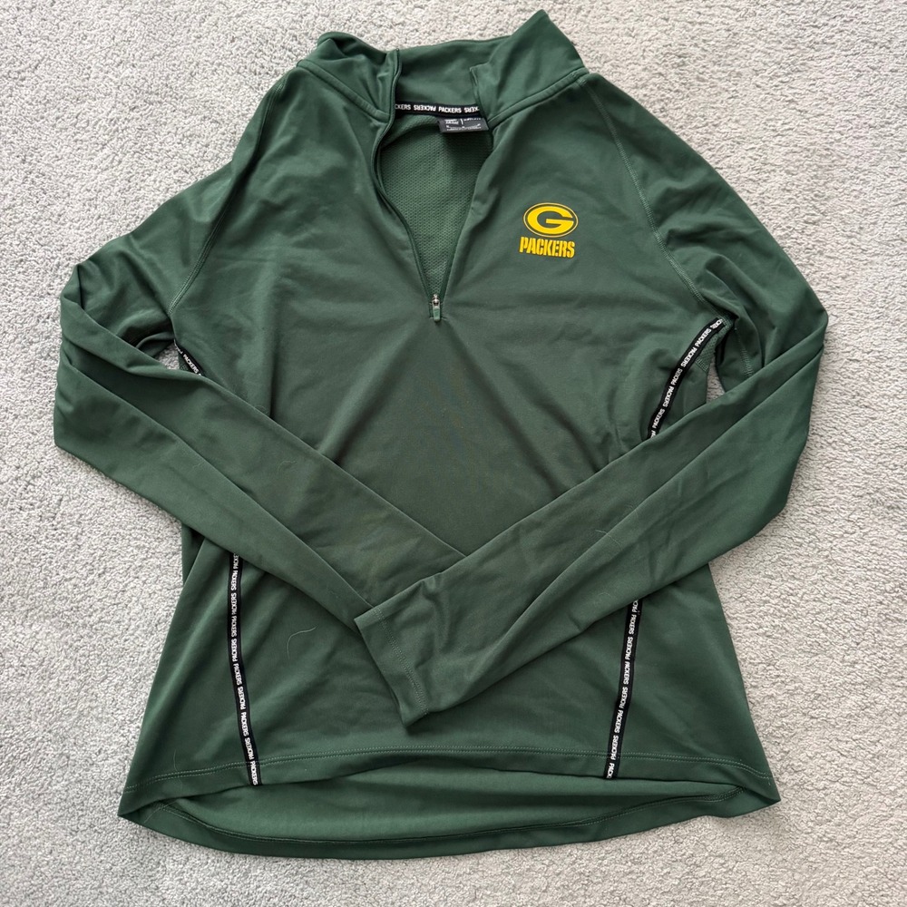 NFL Official Team Apparel Green Bay Packers Nike Dri-Fit Long Sleeve, Size M